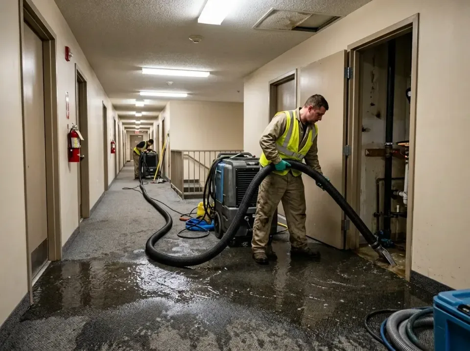 multi-unit-apartment-hallway-f-005 — frequently asked questions, Emergency Burst Pipe Water Extraction & Removal in Elim, PA